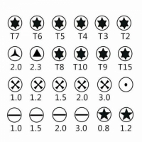 Set 25 mini biti cu surubelnita de precizie, Mighty Toolware, MT019